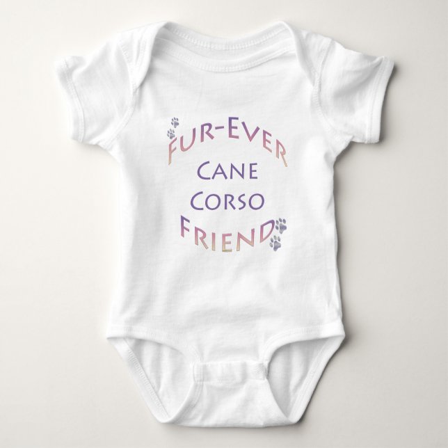 Cane Corso Furever Baby Bodysuit (Front)