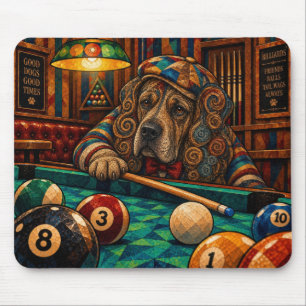 Cane Corso, Geometric Mosaic Mouse Pad