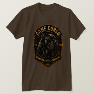 Cane Corso Guardian Loyal Fearless Dog Breed  T-Shirt
