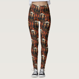 Cane Corso Halloween Spooky Leggings