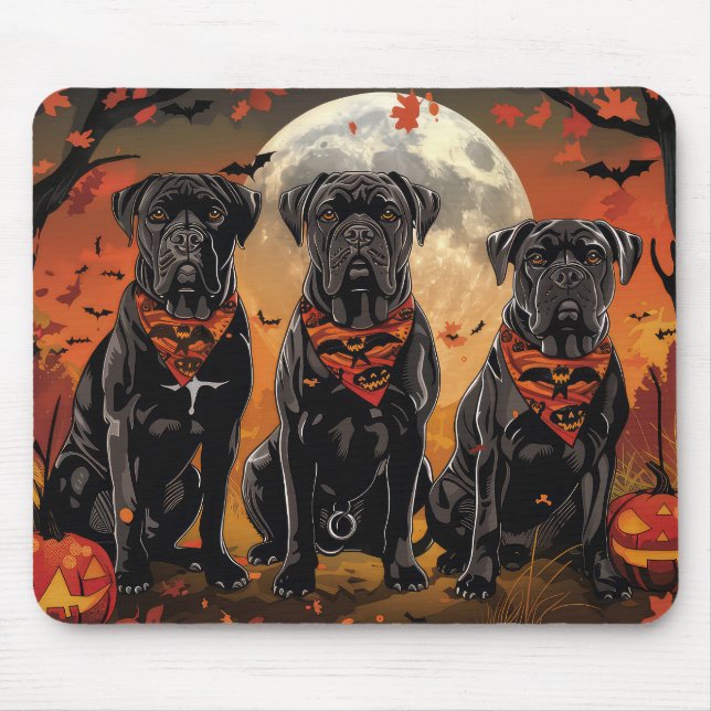 Cane Corso Halloween Spooky Mouse Pad (Front)