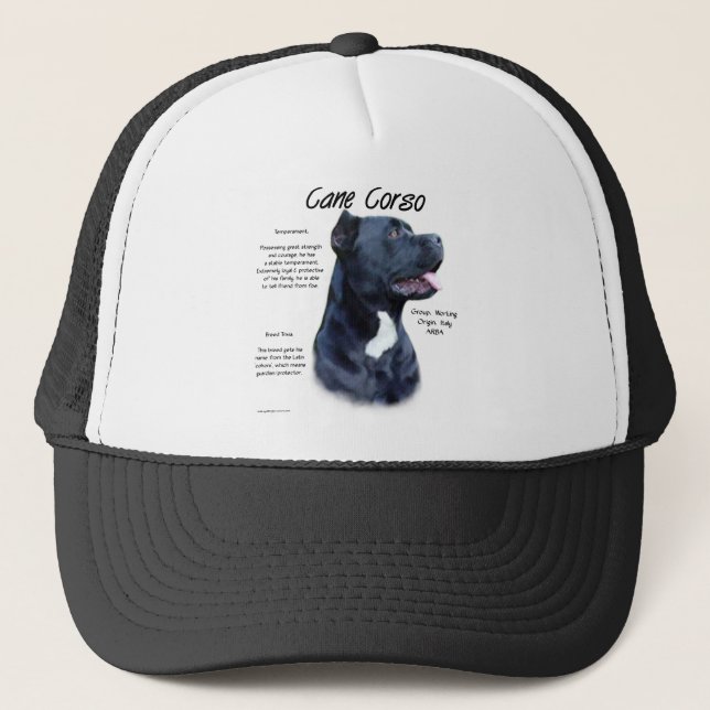 Cane Corso History  Trucker Hat (Front)