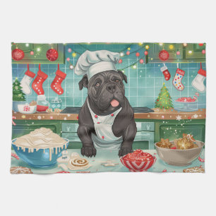 Cane Corso Holiday Baking: Festive Christmas Kitchen Towel