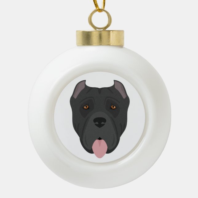 Cane Corso, Italian mastiff Christmas Ornament (Front)