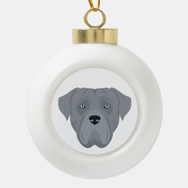 Cane Corso, Italian mastiff Christmas Ornament (Front)