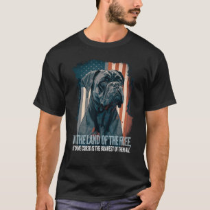Cane Corso Italian Mastiff Dog Patriotic USA Ameri T-Shirt