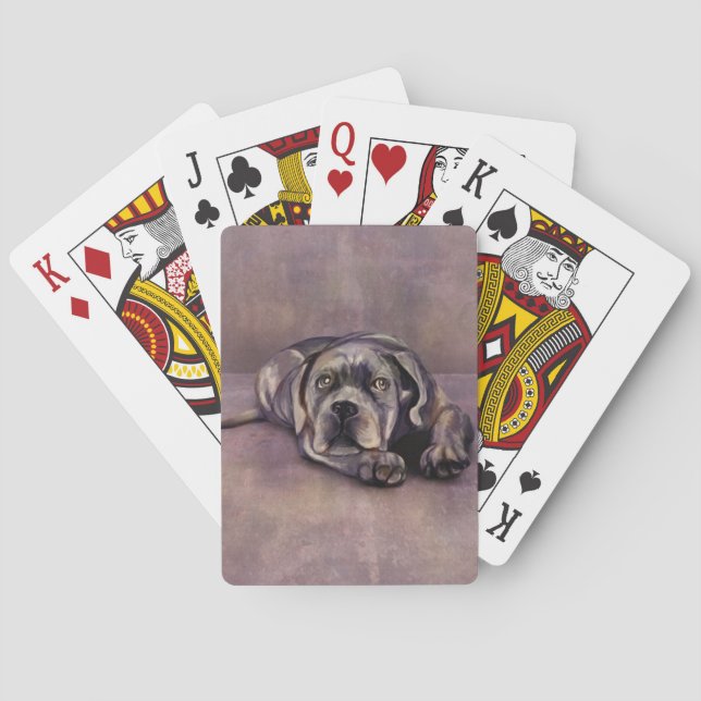 Cane Corso - Italian Mastiff Puppy Playing Cards (Back)