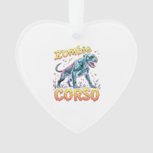 Cane Corso Italian Mastiff Zombie Dog Halloween Es Ornament