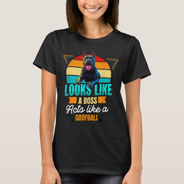 Cane Corso Lover Funny Cane Corso Retro  T-Shirt (Front)