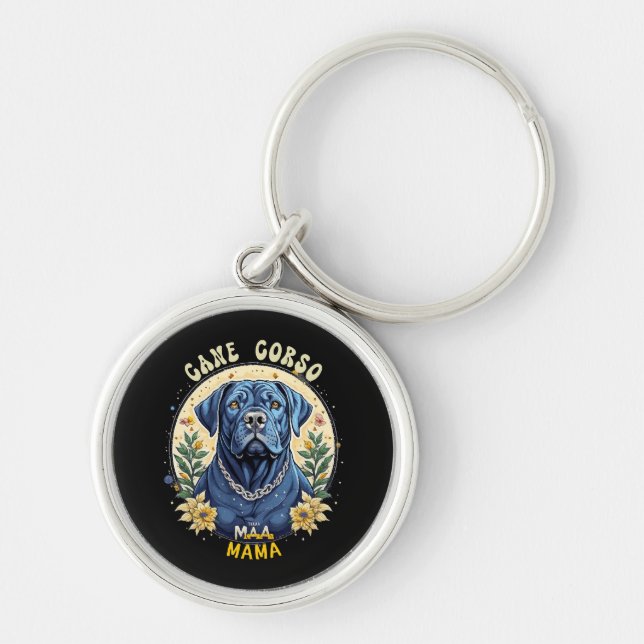 Cane Corso Mama Keychain (Front)