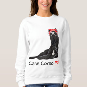 Cane Corso Mom Bandana Womens Cane Corso Dog Sweatshirt