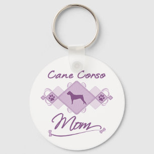 Cane Corso Mom Keychain