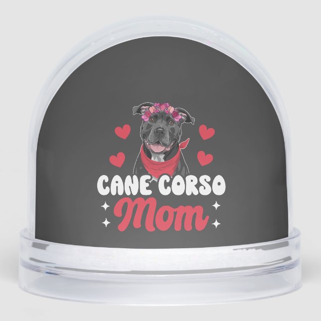 Cane Corso Mom Snowglobe (Front)