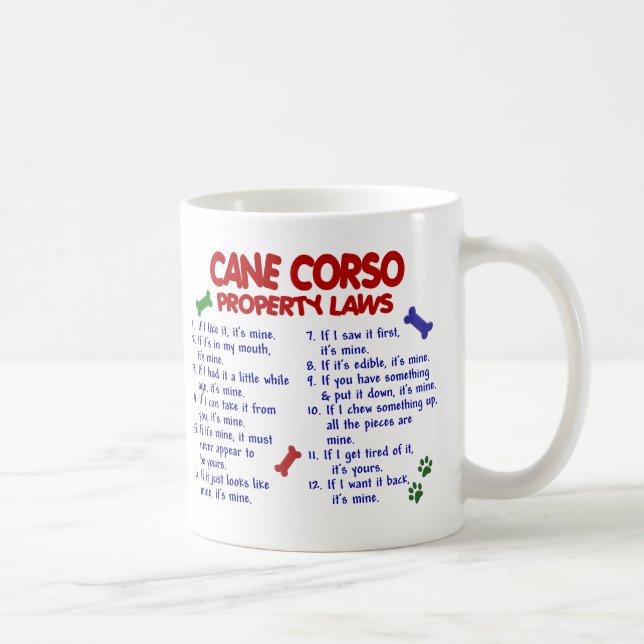 CANE CORSO PL2 COFFEE MUG (Right)