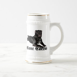 Cane corso puppy beer stein
