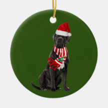 Cane Corso With Hat Scaft Christmas