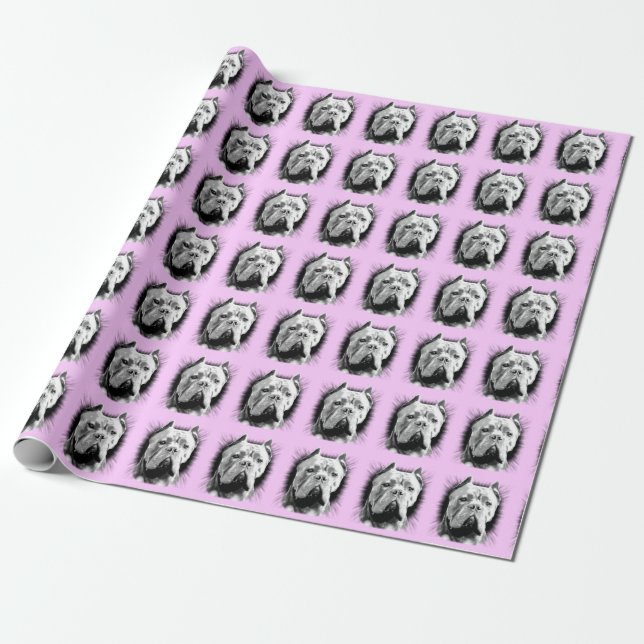 Cane corso wrapping paper (Unrolled)