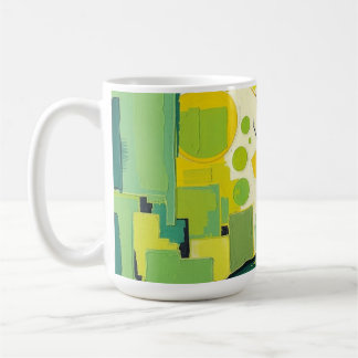 Cane with green landscape coffee mug