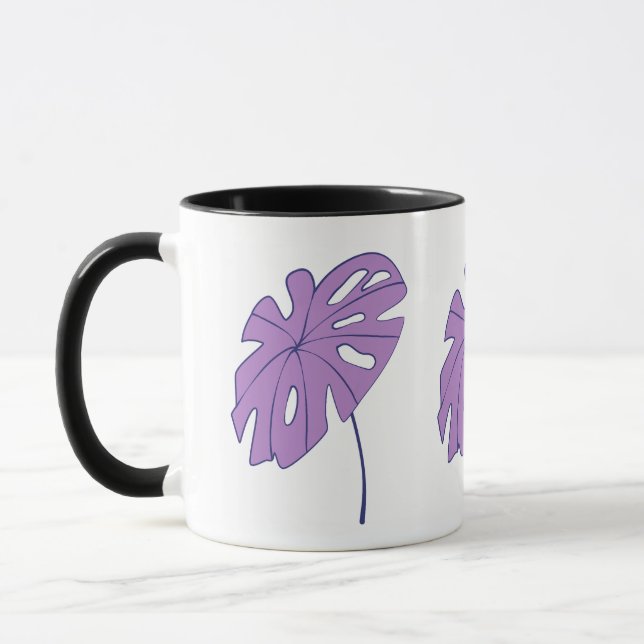 CANECA COMBO - LEAF LILÁS MUG (Left)