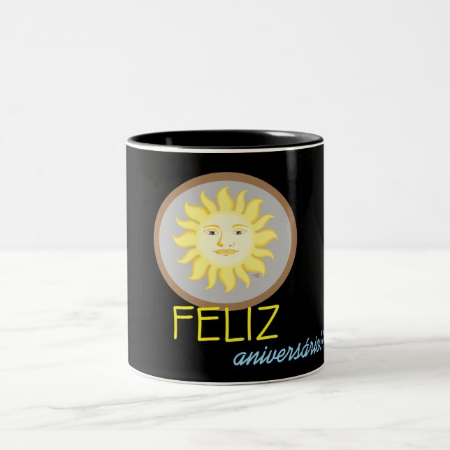 Caneca De Café Solar Two-Tone Coffee Mug (Center)