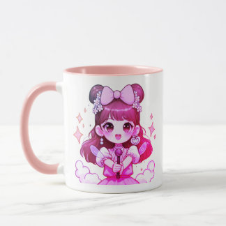 caneca kpop girl singer cartoon mug