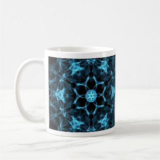 caneca Mandala Espectral Blue Coffee Mug