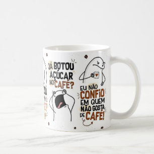 Caneca Memes Engraçados em Português Humor Coffee Mug