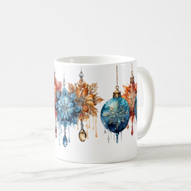 Caneca (Mug) Bola de Natal Chique Coffee Mug (Front Right)