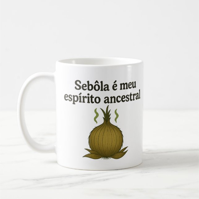 Caneca Sebôla — Aroma Ancestral Spirit Doubted Coffee Mug (Left)