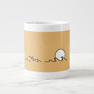 Canecas Specialty art minimalist sea summer Large Coffee Mug