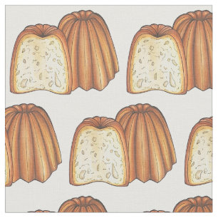 Canelé French Pastry Chef Pâtisserie Bakery Food Fabric