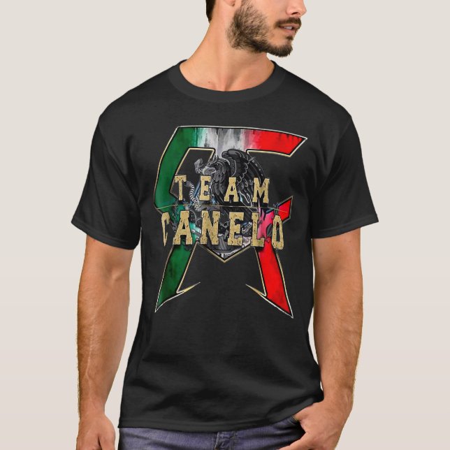 Canelos Funny Saul Alvarez Boxer T-Shirt  (Front)