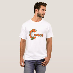 Canes Mens White T-Shirt