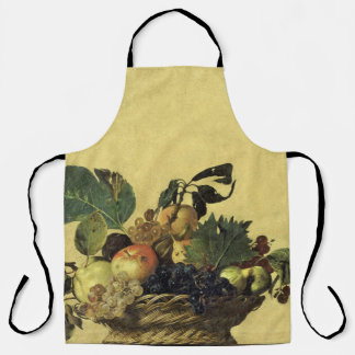 Canestra di frutta (Basket of Fruit) Caravaggio Apron