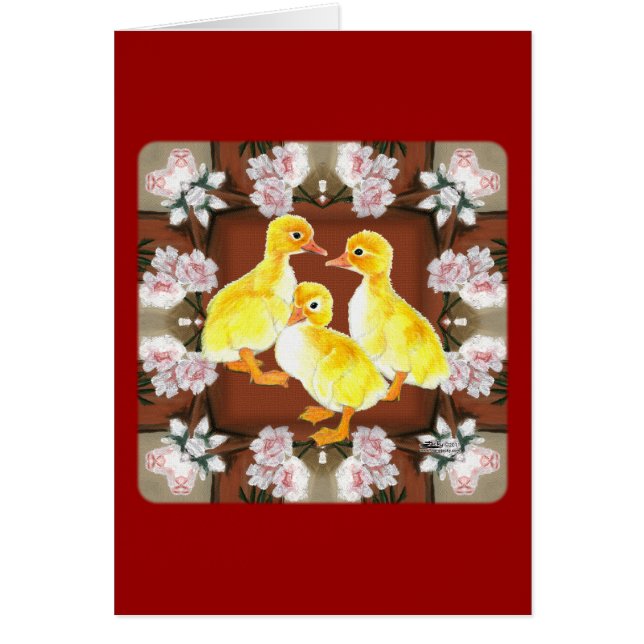 Canettes et Roses (Devant)