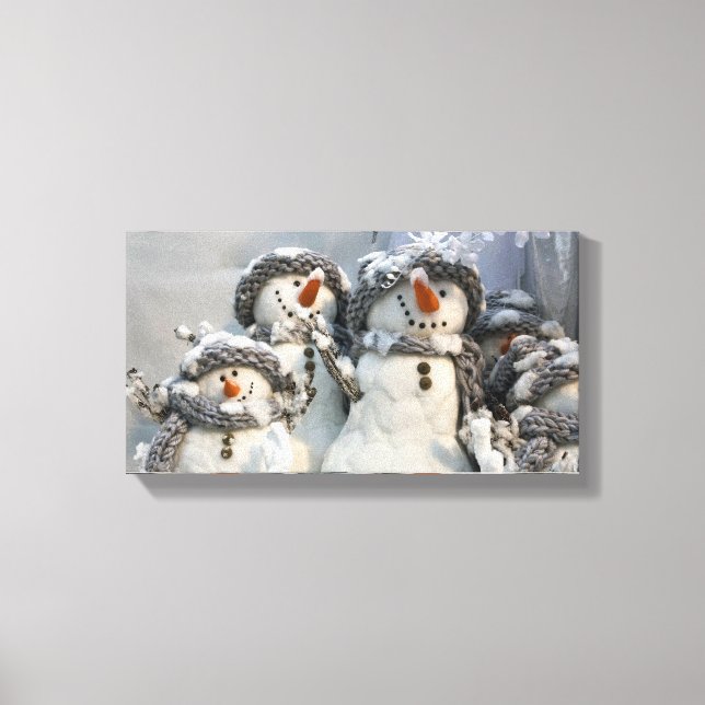 canevas de Noël snowman (Recto)