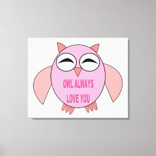 Canevas de puces de message d'amour mignon Imprime