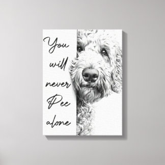 Canevas Goldendoodle Personnalisé
