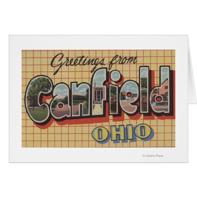 Canfield, Ohio - Large Letter Scenes (Front Horizontal)