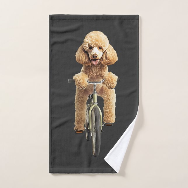Caniche  (Serviette à main)