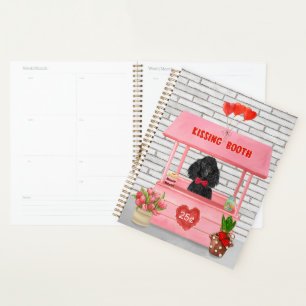 caniche Chien Valentine's Day Kissing Booth