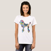 Caniche de base du T-shirt des femmes