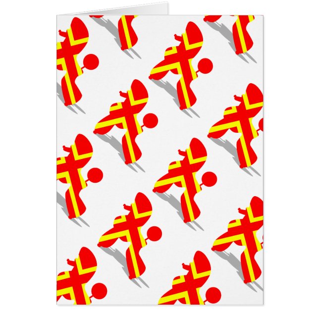 Caniche rouge jaune (Devant)