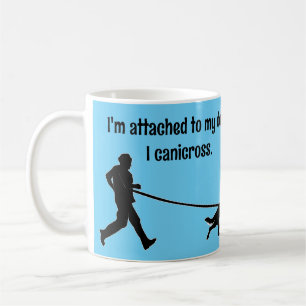 Canicross - Attached to My Dog GSD Coffee Mug