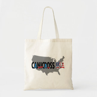 Canicross USA Map Budget Tote Bag