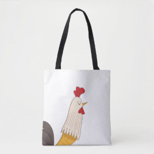 canicule de poulet funky illustration sac fourre-t