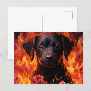 Canine Ardente Postcard" Postcard