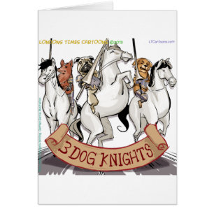 Canine Chivaly Drôle Carton