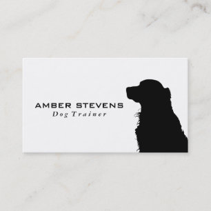 Canine close-up   Dog Training Business Card