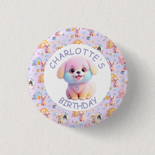 Canine Cuddle 2 1 Inch Round Button